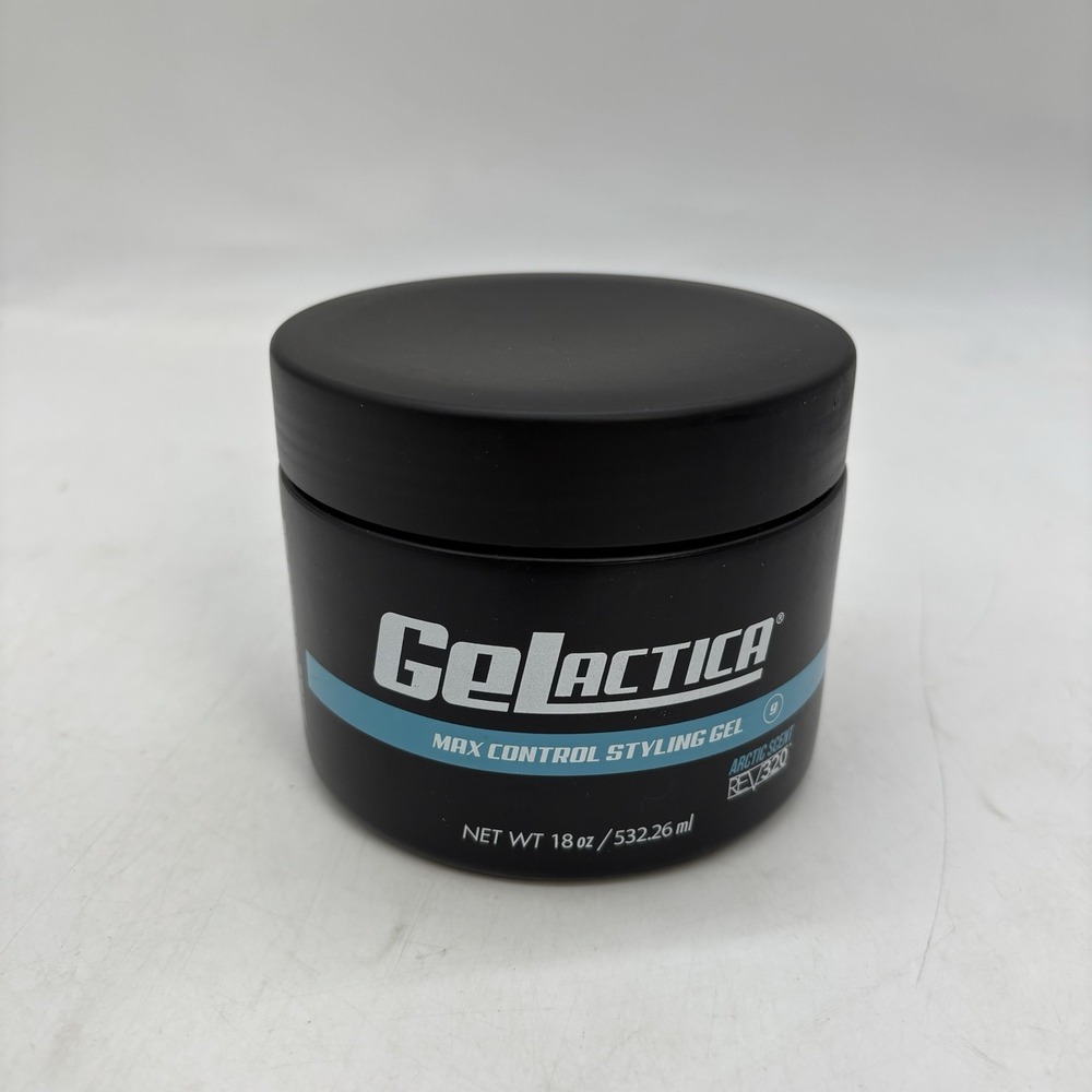 GeLactica Styling Hair Gel MAX CONTROL Arctic Scent Water Base 18.0oz REV320 NEW